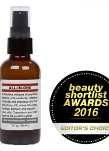 ALL-IN-ONE ANTI-AGING CREAM WINS EDITOR’S CHOICE AWARD!