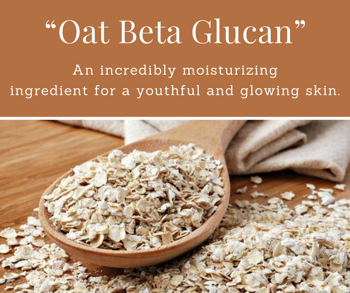 OAT BETA GLUCAN IS AN INCREDIBLY MOISTURIZING INGREDIENT FOR GLOWING SKIN